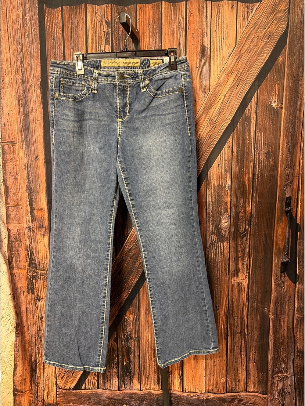 Vintage America Mid Rise Bootcut Jeans Size 12